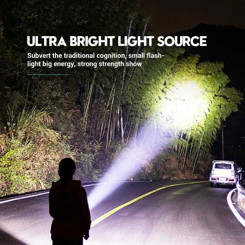 Portable Mini LED Flashlight Powerful 3Wick Small Pocket Torch USB Rechargeable Strong Light Lantern Super Bright Cap Clip Lamp C260709 C260526 - view 3