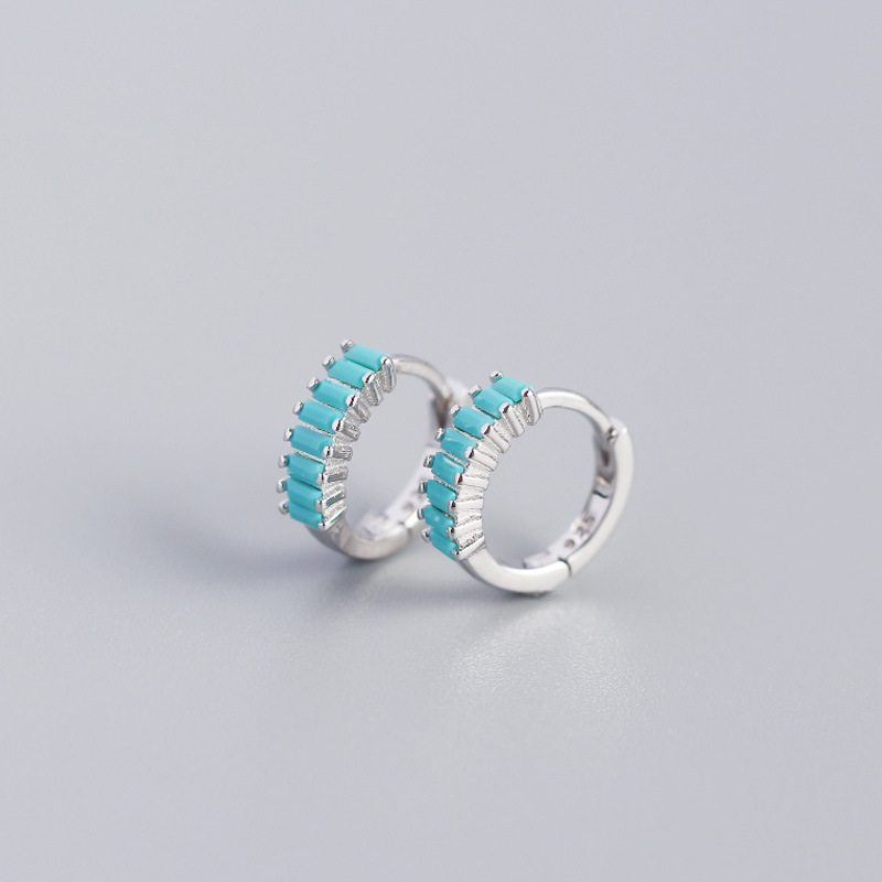 Multicolor s925 sterling silver designer earrings for women silver gold tone trendy ladies accessories elegant daily wear fashion jewelry gifts free s
