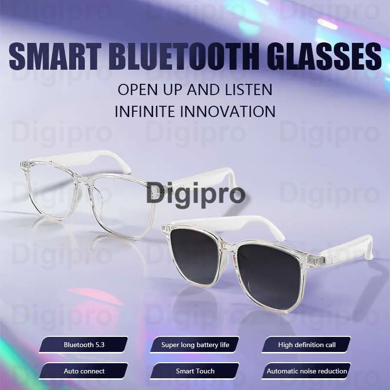 Smart Bluetooth Occhiali Da Sole Occhiali Da Sole Protezione UV Luce Blu Lenti …