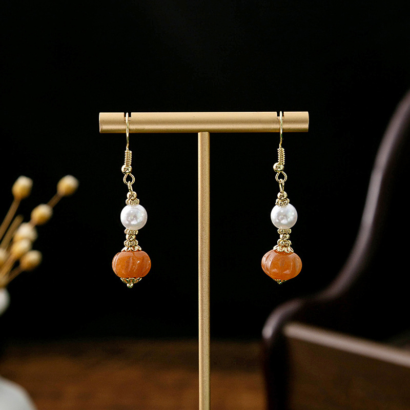 New Chinese vintage long tassel dangle earrings fashion designer earrings for women oriental style luxury jewelry elegant earring gifts free shipping