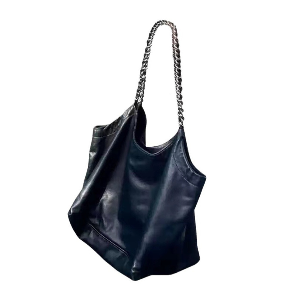 Shoulder Bags Style Trash For Women Commuting Tote Single Shoulder Underarm Chain Large Capacity Bucket Hobo Bag - view 6