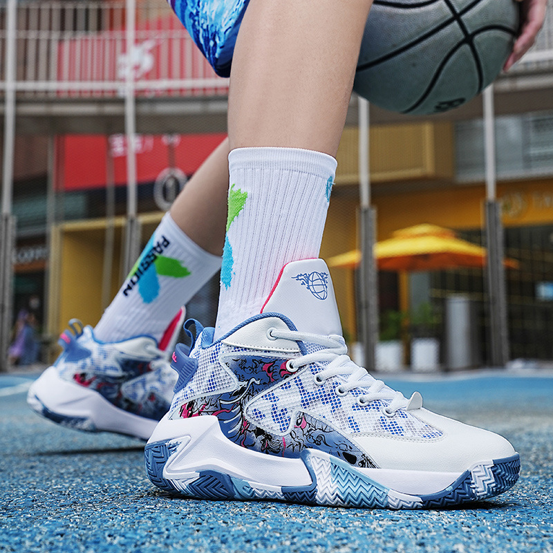 High-Quality Basketball for Men Test Running Exam Special Summer Free shipping Shock-Absorbing Sports Shoes - view 4