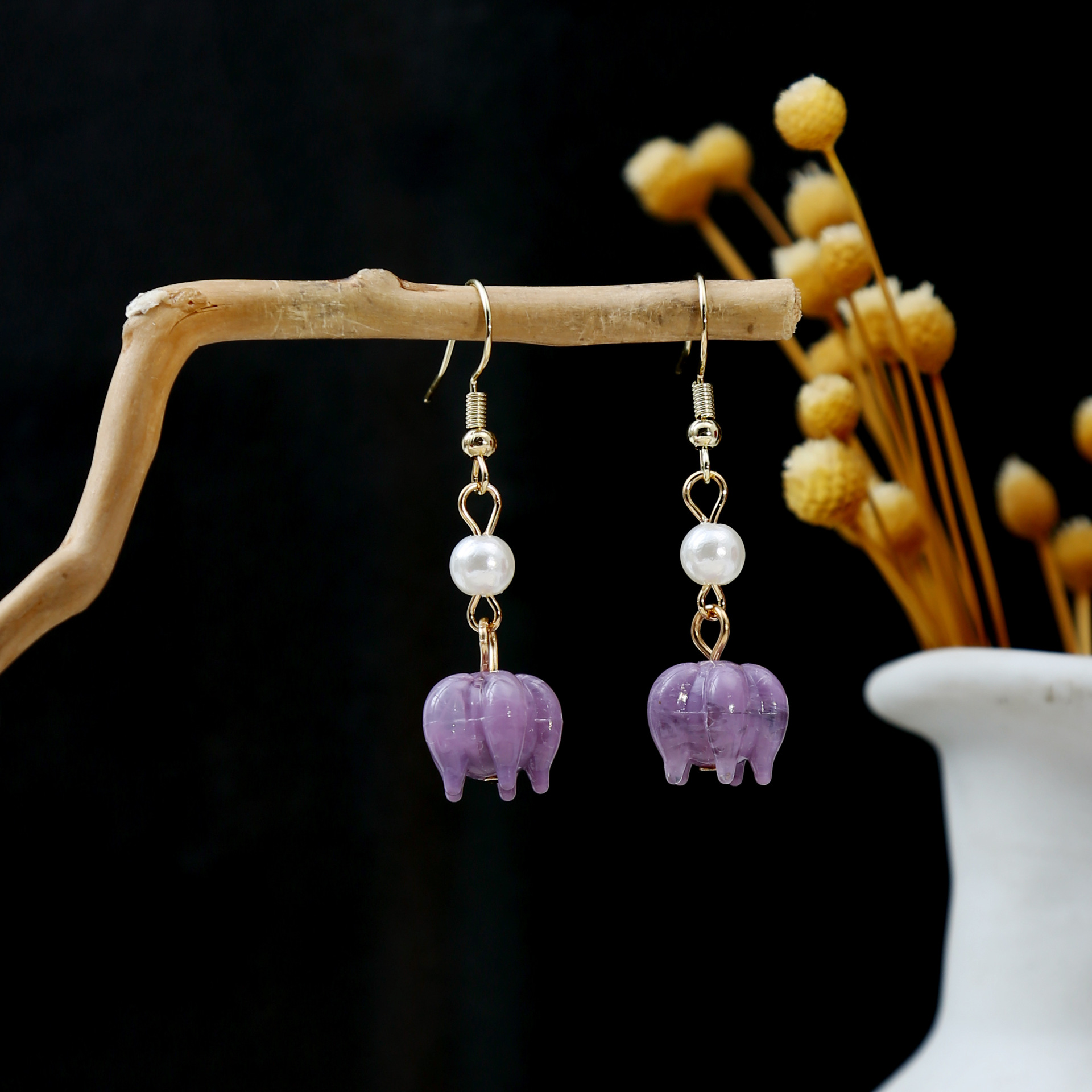New Chinese vintage long tassel dangle earrings fashion designer earrings for women luxury jewelry Hanfu accessories elegant earring gifts free shippi