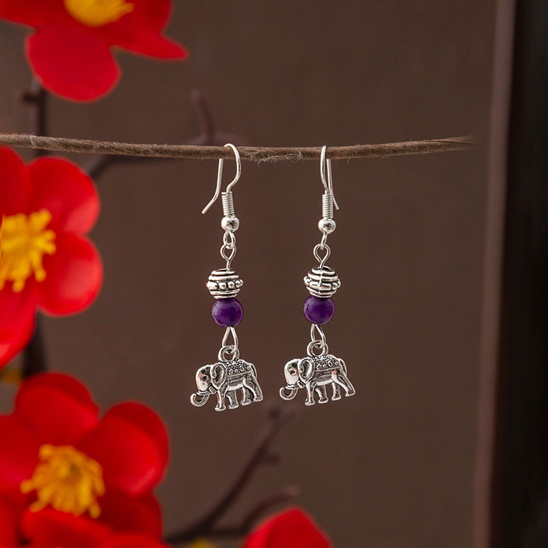 New Chinese vintage long tassel dangle earrings fashion designer earrings for women oriental style luxury jewelry elegant earring gifts free shipping