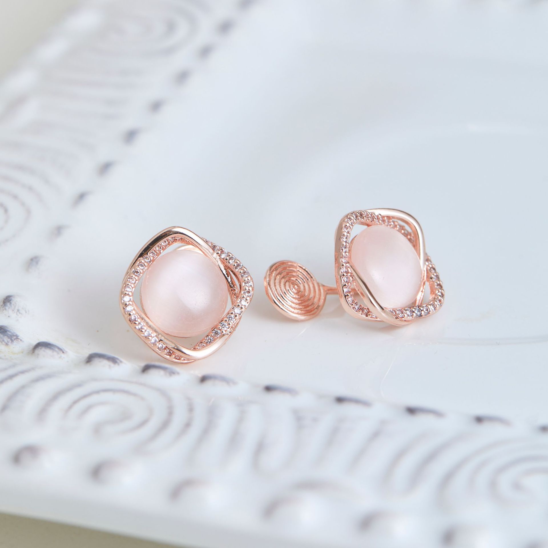 Elegant silver designer earrings for women minimalist classic new Chinese style earrings with piercing & clip options luxury jewelry birthday gifts fo