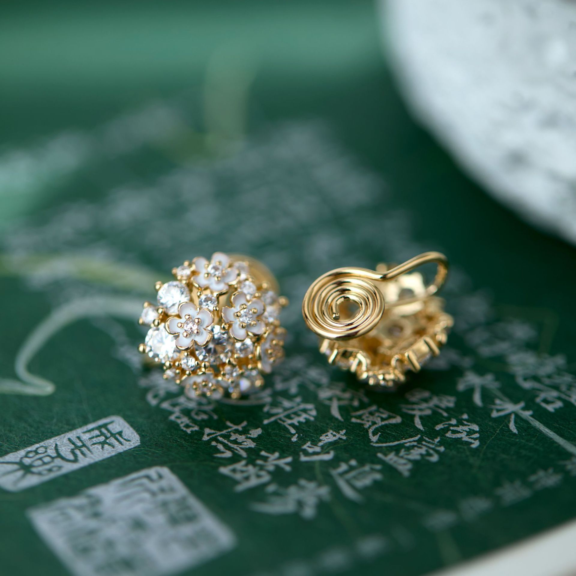 Elegant silver designer earrings for women minimalist classic new Chinese style earrings with piercing & clip options luxury jewelry birthday gifts fo