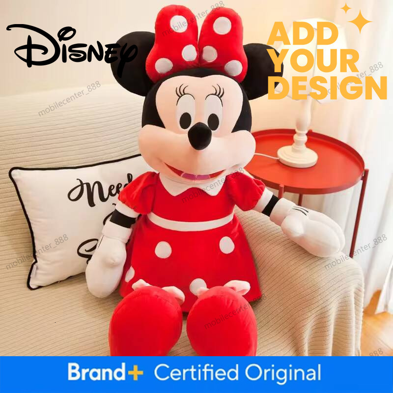 40-100cm Stuffed Mickey&Minnie Mouse Plush Toy Soft Goofy Pluto Donald Duck Mickey Minnie Dolls Birthday Wedding Gifts for Kids - view 6