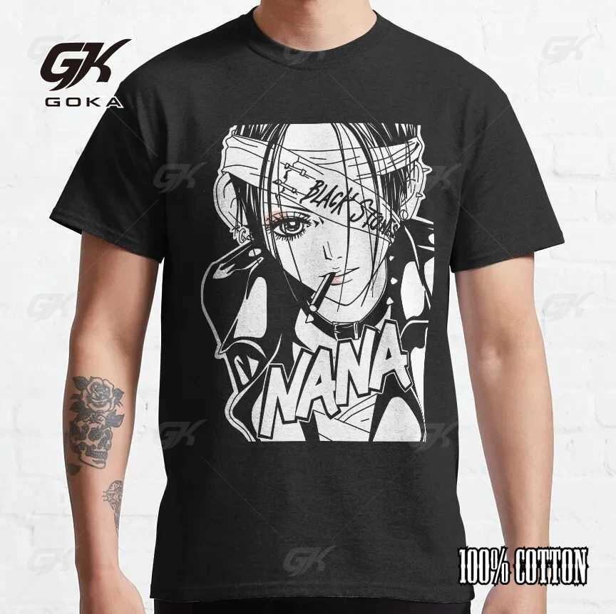 Anime Nana Osaki Y2k Japanese Print Tshirt Harajuku Streetwear Graphic T-Shirt Clothes Round Short Sleeve Cotton Tops J260711 - view 3