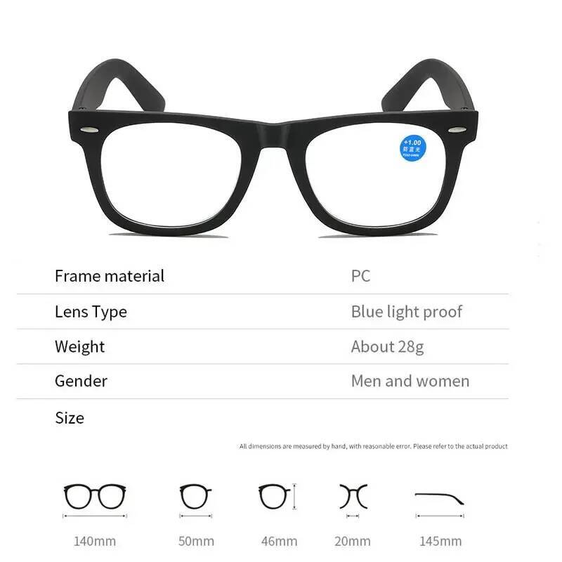 2025 New Ultra Large Frame Presbyopia High-definition Elderly Reading Anti Blue Light Far Sight Glasses ddmynov - view 7