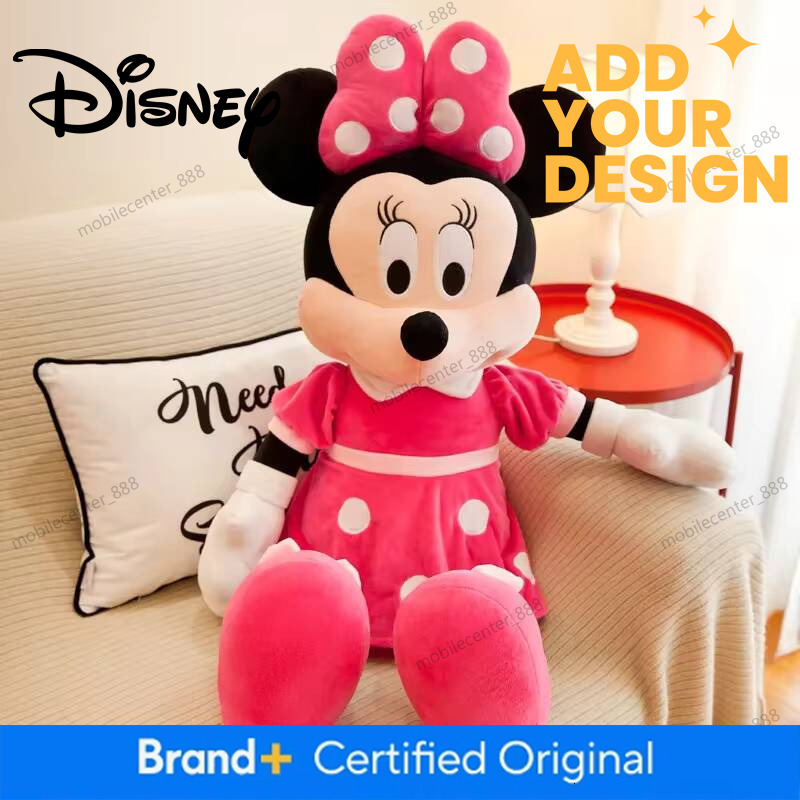 40-100cm Stuffed Mickey&Minnie Mouse Plush Toy Soft Goofy Pluto Donald Duck Mickey Minnie Dolls Birthday Wedding Gifts for Kids - view 7