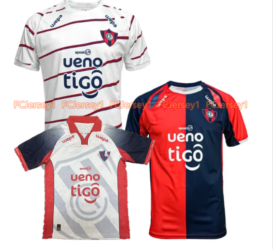 26 27 Cerro Porteno Maglie Da Calcio Da Uomo J.Torres Paredes J.Iturbe Cecilio D. J.Morel Piris DA Motta C.Franco Maglia Da Calcio Per Adulti A Mani-image