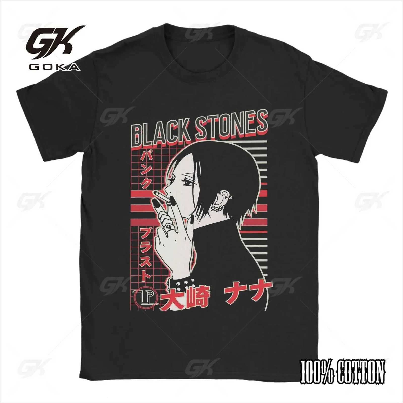 Anime Nana Osaki Y2k Japanese Print Tshirt Harajuku Streetwear Graphic T-Shirt Clothes Round Short Sleeve Cotton Tops J260711 - view 7