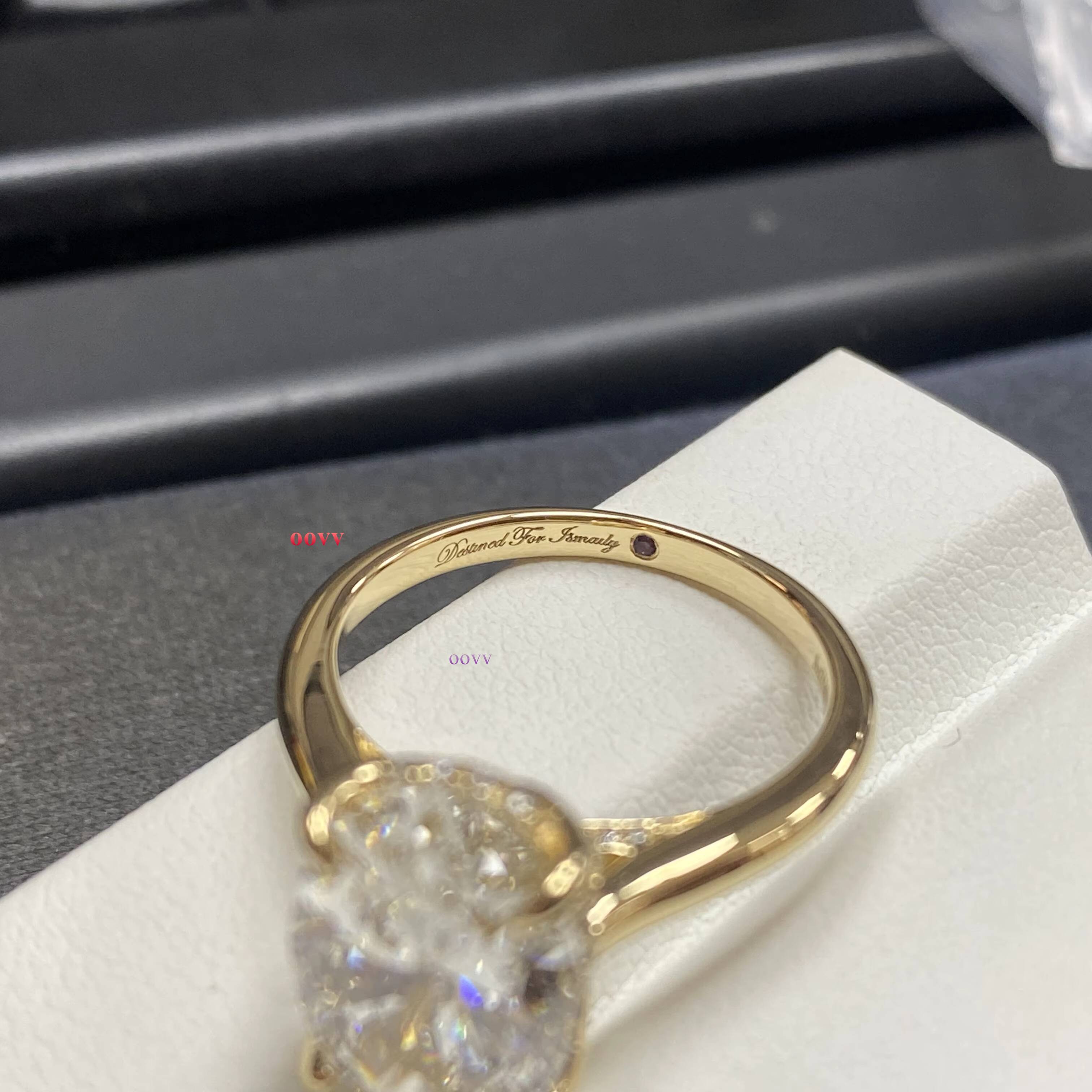 IGI Certified HPHT CVD VVS1 Lab Grown Oval Cut Diamond 5CT 4CT 14K 18K Solid Gold Jewelry Pigeon Egg Engagement Ring Women - view 5