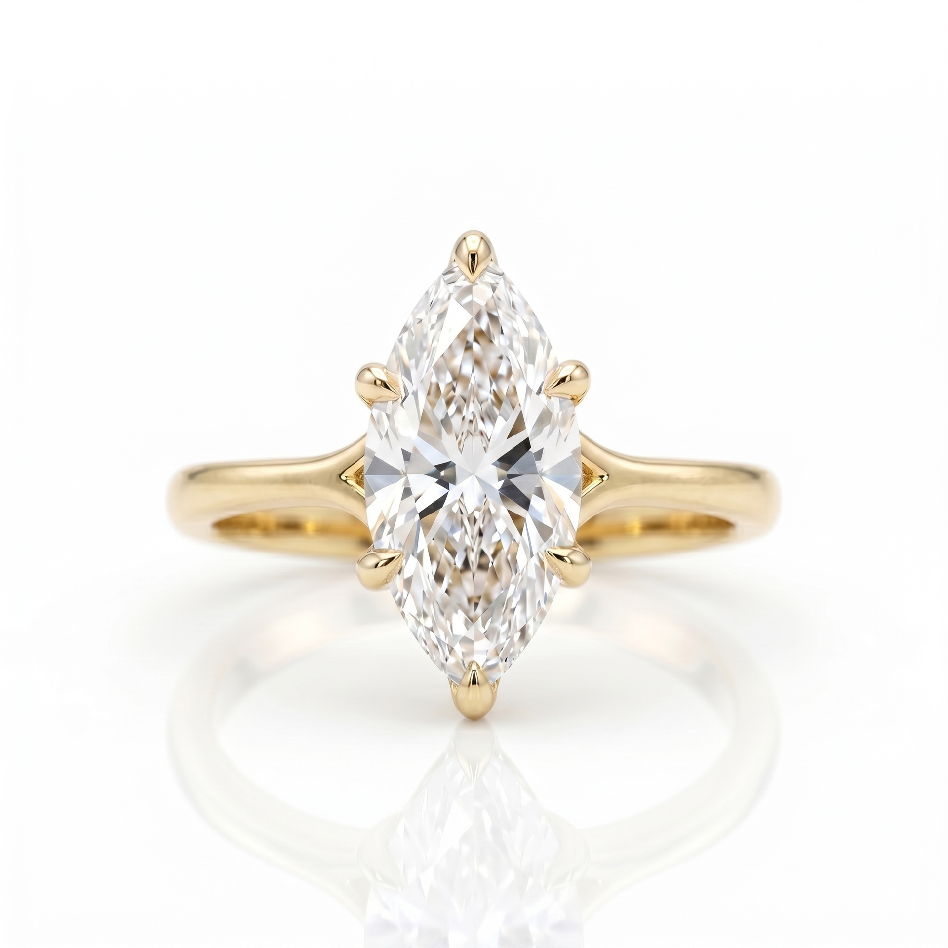 3pcs Wedding Couple Rings Set Ins Top Sell Vintage Luxury Jewelry 14K White Gold Fill Marquise Cut High Carbon Diamond Party Eternity Women Bridal Rin - view 8