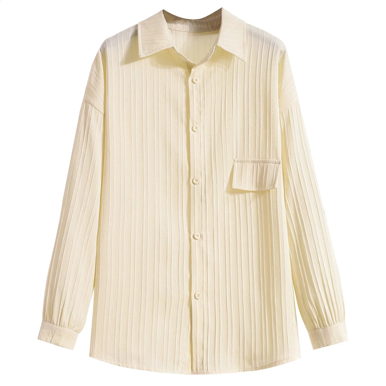2026 Fashion Solid Color Long Sleeve Sun Protection Shirt Womens Polo Collar Blouse Elegant Summer Casual Big Size Outerwear 260711banjia - view 6