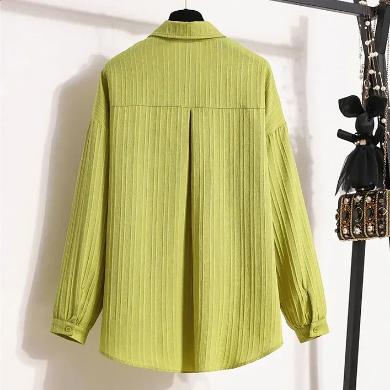 2026 Fashion Solid Color Long Sleeve Sun Protection Shirt Womens Polo Collar Blouse Elegant Summer Casual Big Size Outerwear 260711banjia - view 5