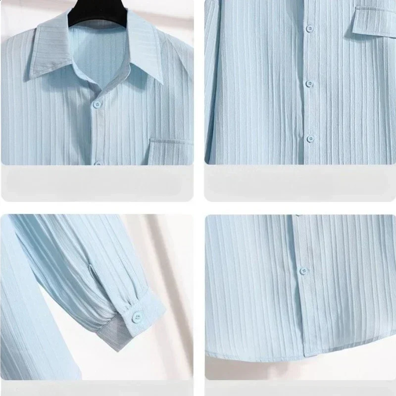 2026 Fashion Solid Color Long Sleeve Sun Protection Shirt Womens Polo Collar Blouse Elegant Summer Casual Big Size Outerwear 260711banjia - view 7