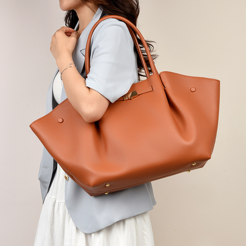Designer Tote Bag 2026 New British Suede Large Wing Design Tote for Women, Spacious New York Style Shoulder Bag with Top Handle, Versatile Carryall Pu - view 3
