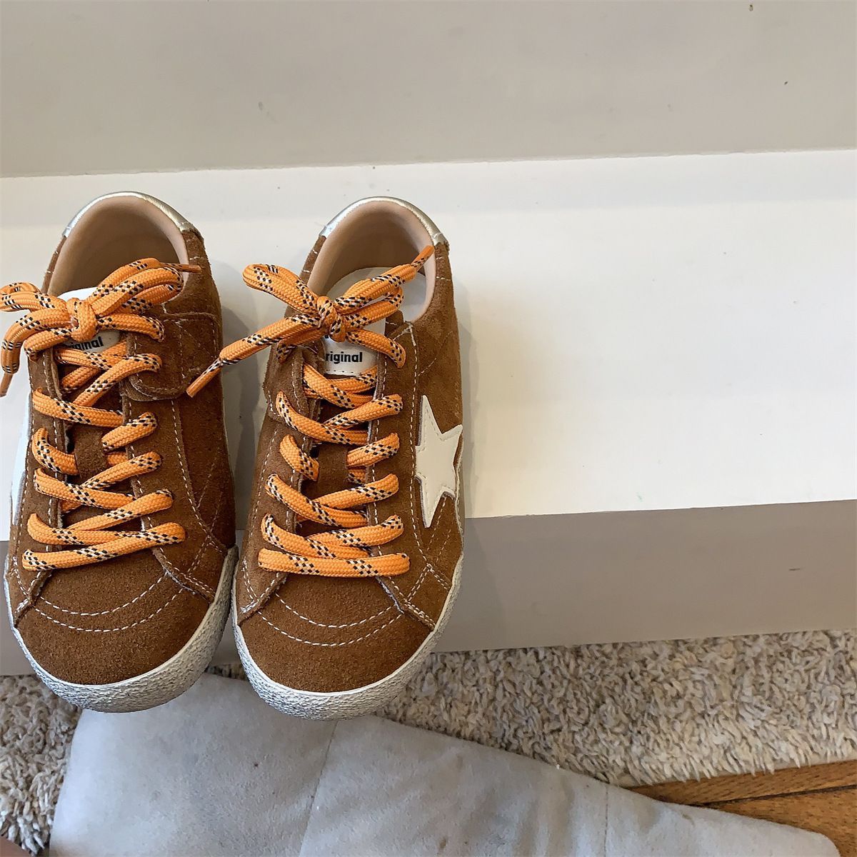 luxury Kid's Shoes 2025 Fall Kids Star Skate Shoes, Korean Dirty Style Casual Sneakers for Boys Girls free shipping - view 8