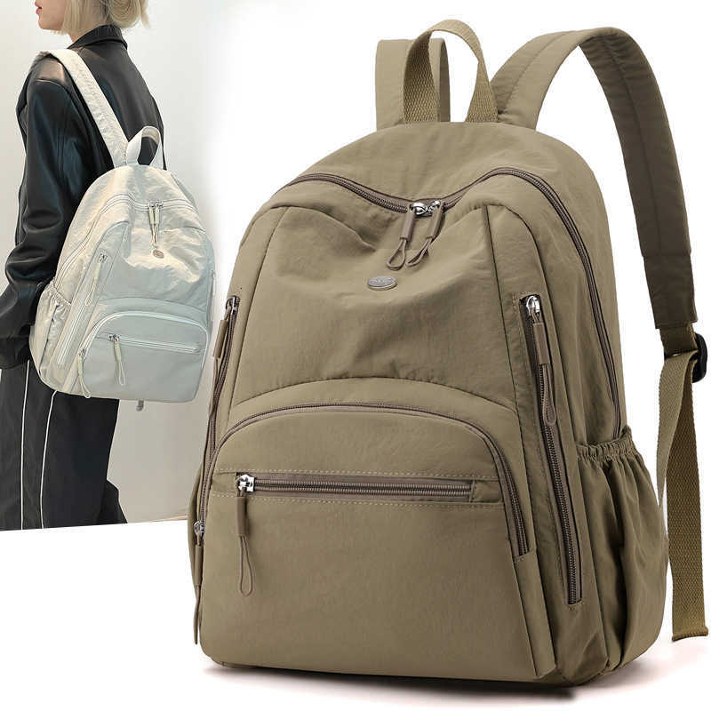New ultra-light waterproof parachute nylon fabric large capacity puff bag for women, stylish and niche for ladies, double-shoulder designT260713 - view 4
