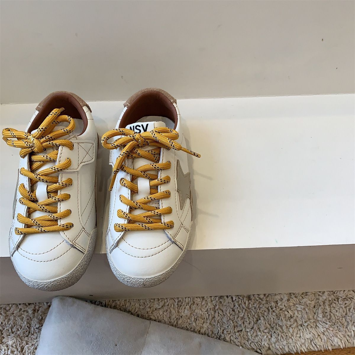 luxury Kid's Shoes 2025 Fall Kids Star Skate Shoes, Korean Dirty Style Casual Sneakers for Boys Girls free shipping - view 7