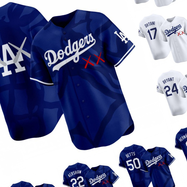 Dodgers X Kaws Maglia Shohei Ohtani Tarik Skubal Yoshinobu Yamamoto Fernando Va…