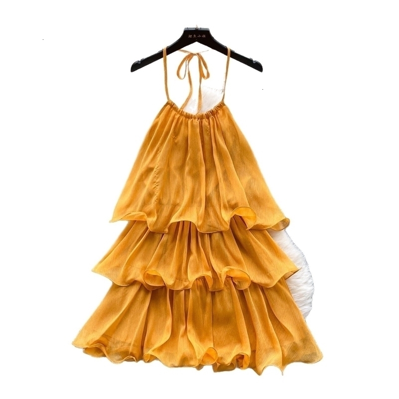 Short Dress Women Halter Cake Dresses A Line Vestidos Lace Up Elegant Splice Tierred Party Night Sweet Beach Y2k Streetwear 2026 260711 - view 7