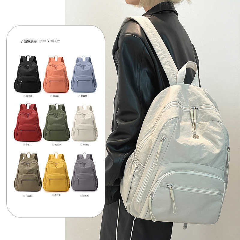 New ultra-light waterproof parachute nylon fabric large capacity puff bag for women, stylish and niche for ladies, double-shoulder designT260713 - view 5