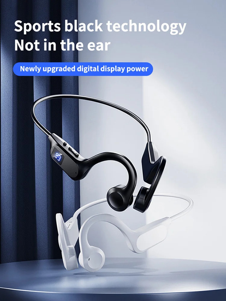 X7 Bone Conduction Wireless Earphone Sport Swimming Bluetooth Compatible Headphone Hand-free With Mic For Running Earbuds 260713 - view 6