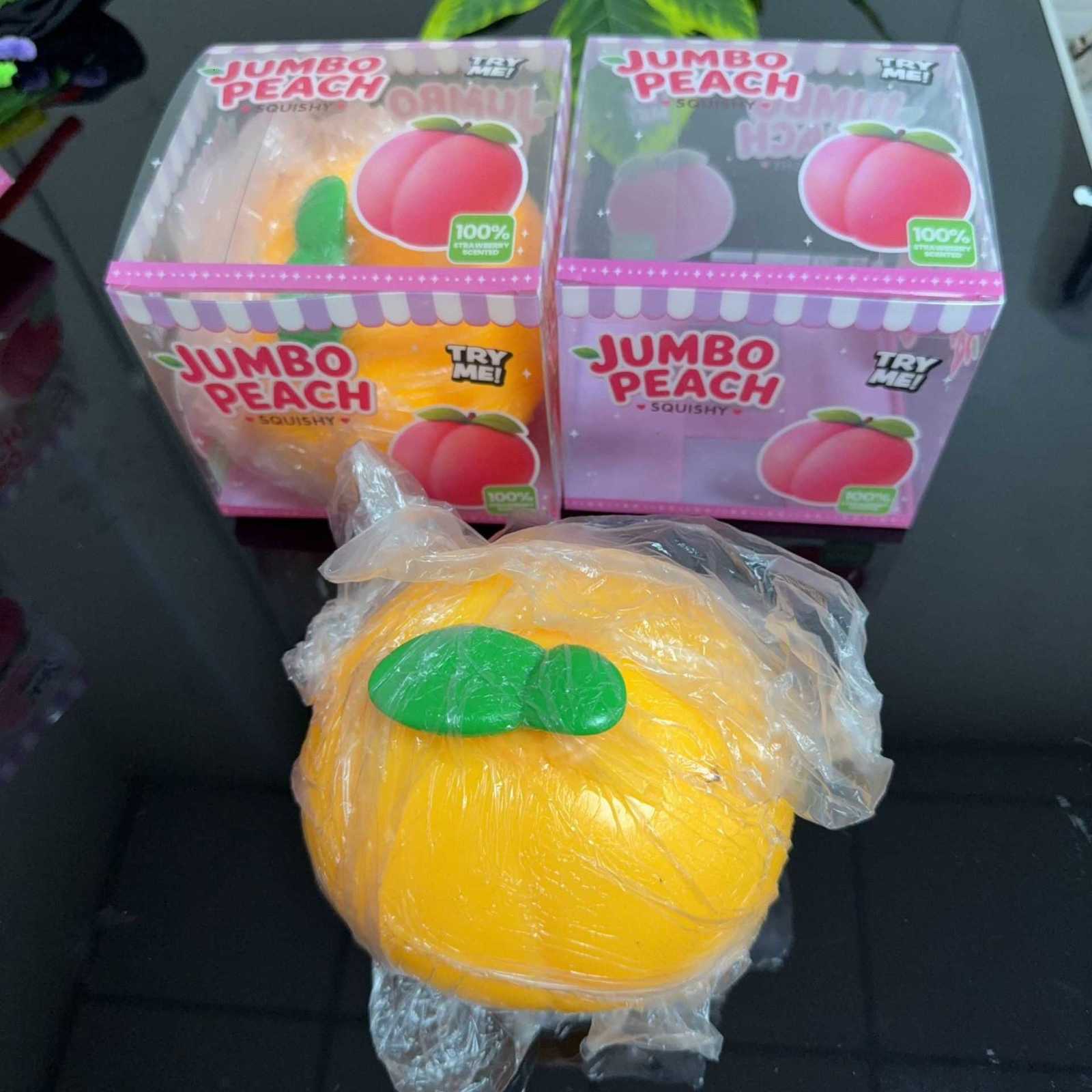New Giant Cherry Squishy Toy - Rebound Stress Relief Toy Simulated Fruit Stress Reliever Internet Sensation L2607148C7W - view 9