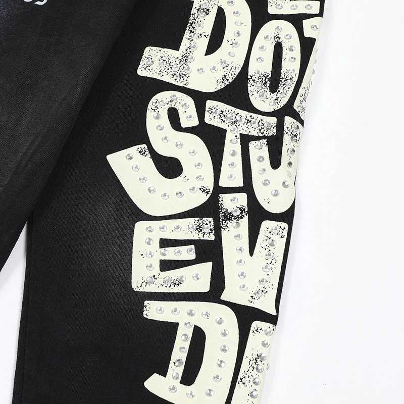 Sleeve 26ss Long Rough Play Eyeball Skull Printed T-shirt Hip Hop Loose High Quality Rough Play Mens Clothing J260708 - view 7