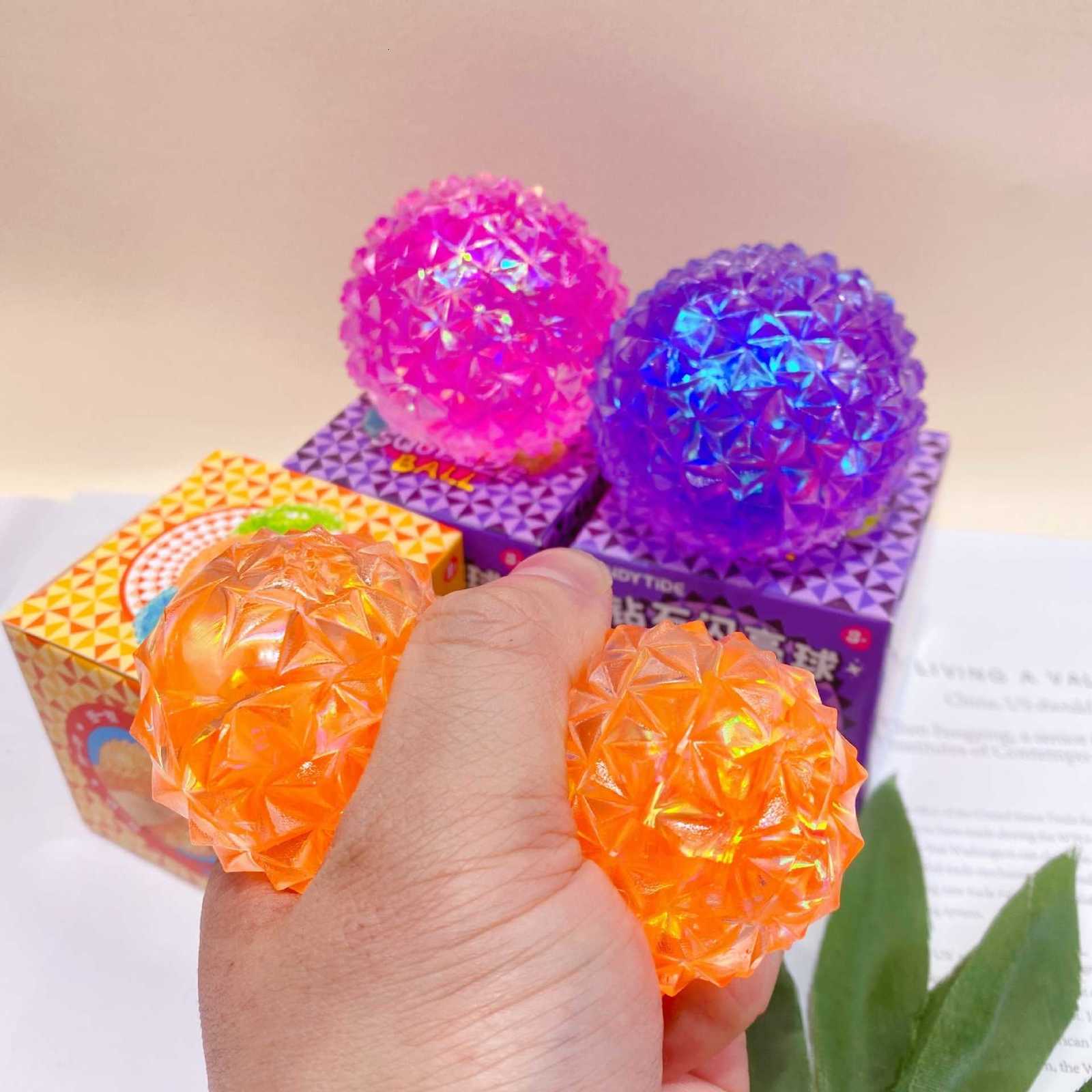 Maltose shiny ball squishy toy slow rebound stress relief ball sensory venting and decompression toy L260714DZ2M - view 5