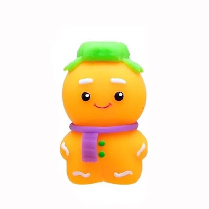 Ginger Glowman NeeDoh Glow in The Dark Stress Ball - Crunchy Squeeze Fidget Toy, Sensory Anxiety Relief for Kids, Christmas Gift J260714 - view 5