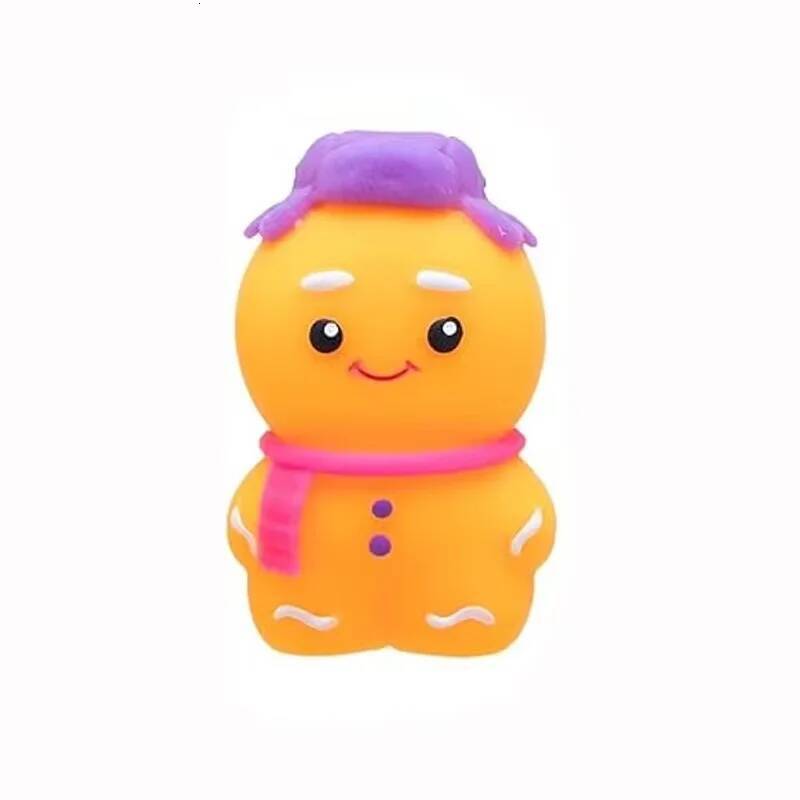 Ginger Glowman NeeDoh Glow in The Dark Stress Ball - Crunchy Squeeze Fidget Toy, Sensory Anxiety Relief for Kids, Christmas Gift J260714 - view 7
