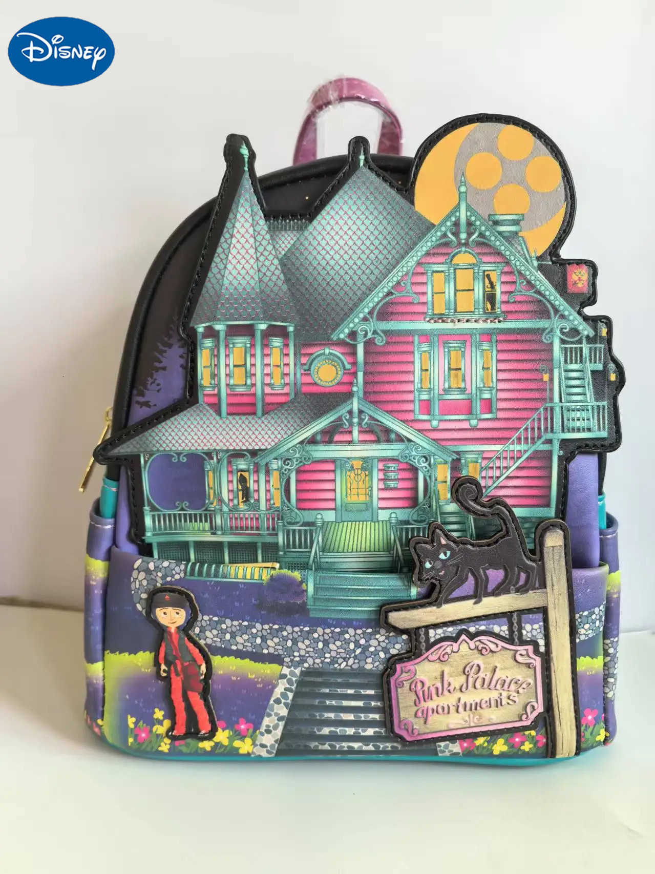 Disney New Loungefly Disney The Aristocats Sleeping Marie Toulouse Berlioz Mini Backpack Student Bag Girl Gifts Cute Children Backpack C260714 - view 5
