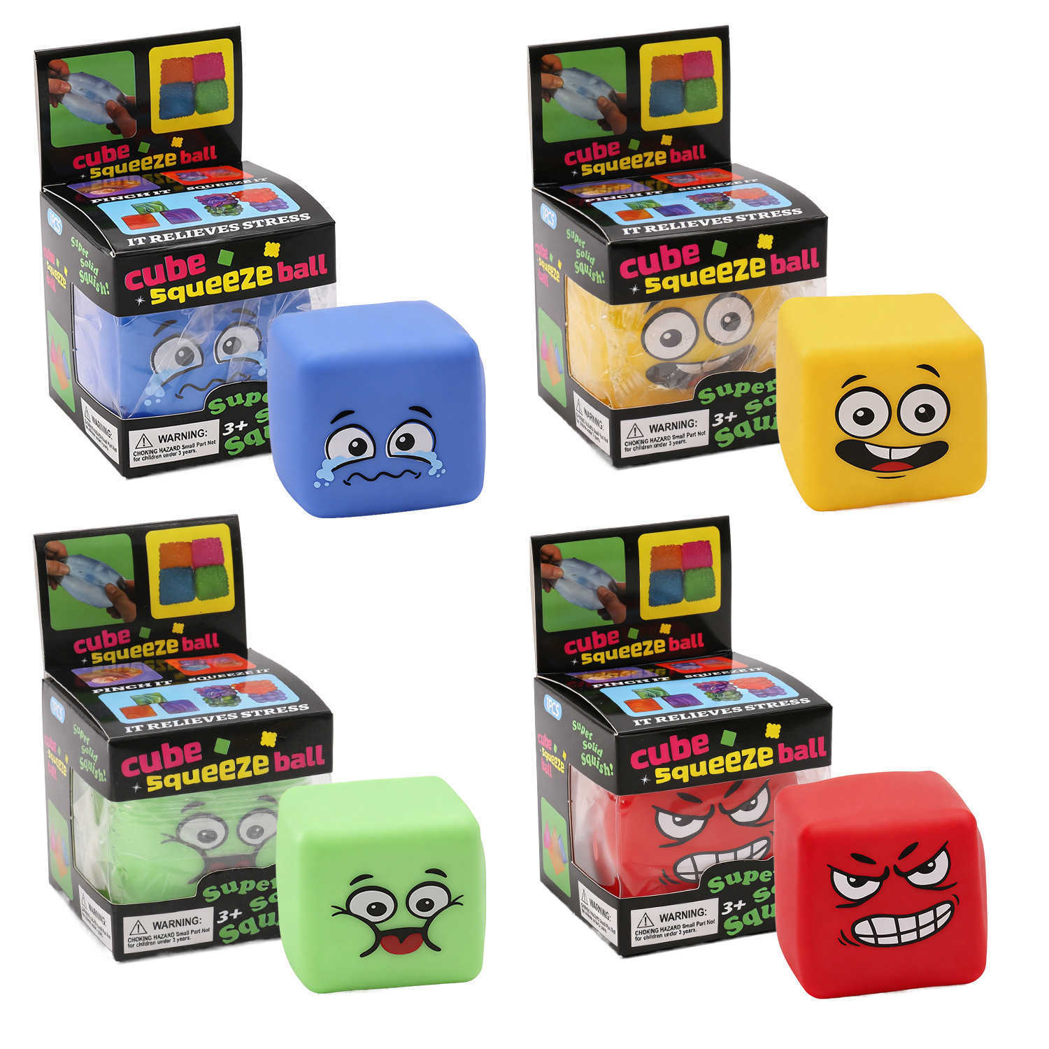Expression Cube Maltose Squishy Toy for Stress Relief and Venting Slow Rebound Decompression Toy Factory L260714CX93