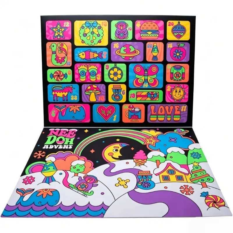 New Nee Doh Advent Calendar Blind Box Soft Squishy Stress Relief Toy for Christmas and Easter L260714S6U7 - view 3