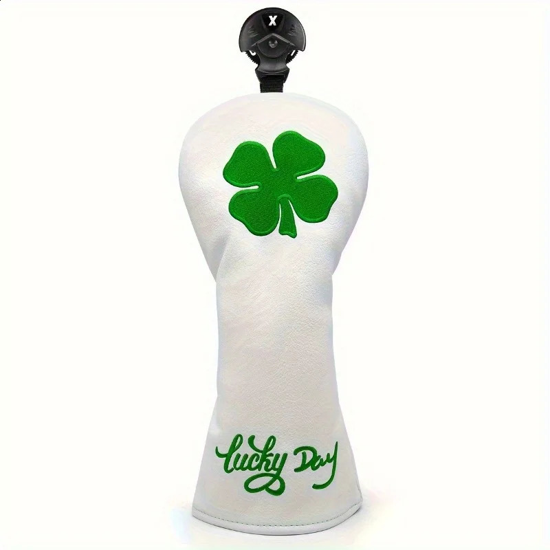 Lucky Clover Golf Club Head Cover - Fits Most Woods Hybrids Stretch Closure Durable Pu Material 260713 - view 6