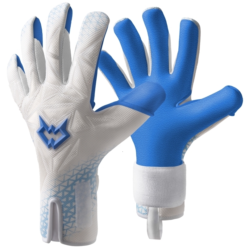 Wvvou Goalkeeper Gloves with Thickened Latex Padding on the Palm for Stable Protection Breathable Mesh Fabric for Heat Dissipation Comfor 260713CJ