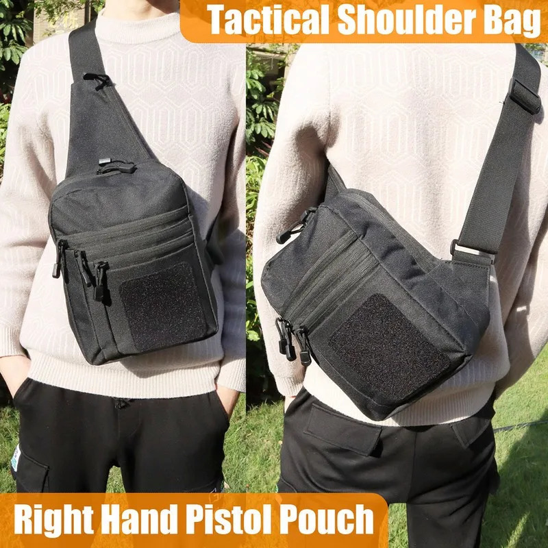 Tactical Pistol Gun Case Shoulder Bag Outdoor Hiking Hunting Camping chest bag with Gun Holster 260713 - view 4