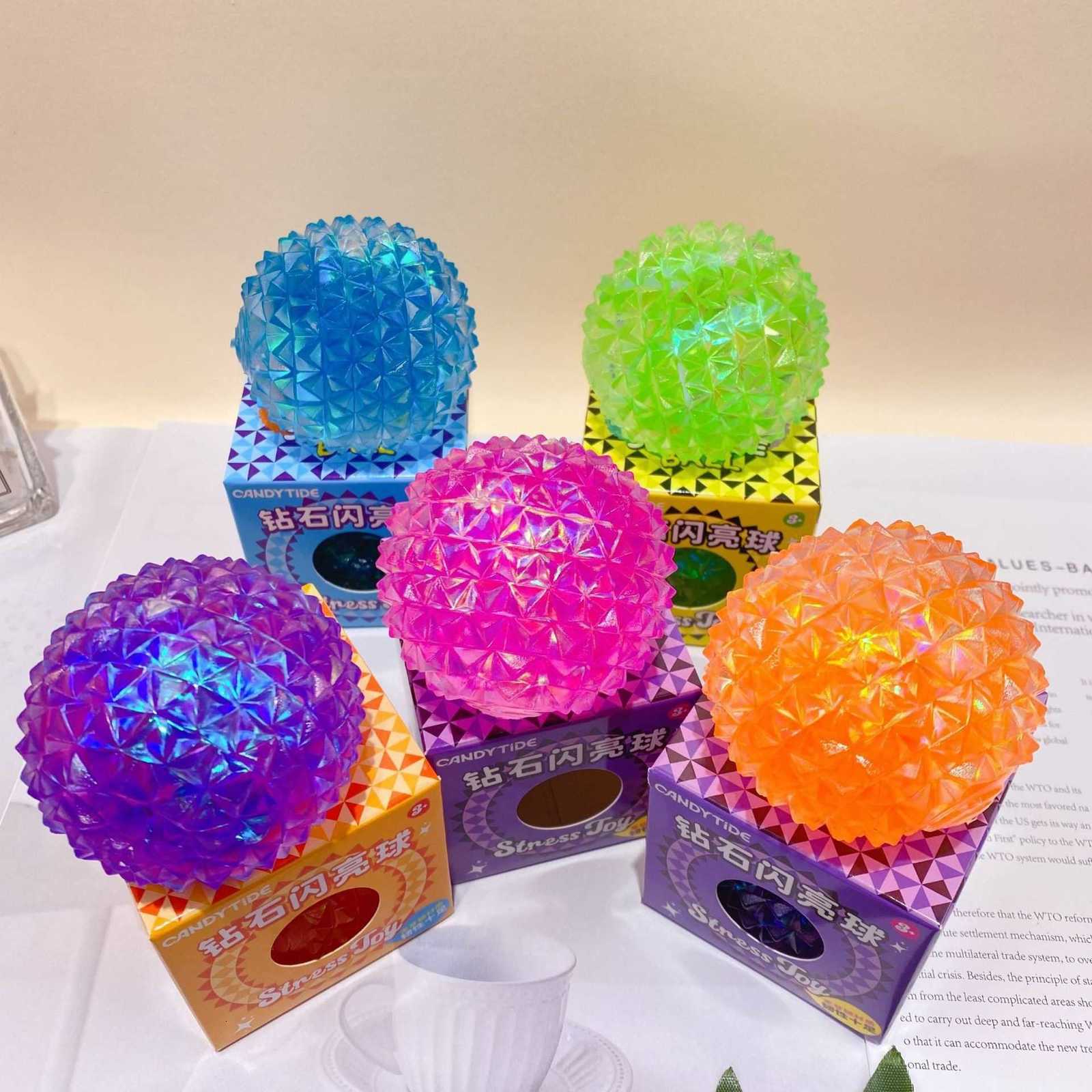 Maltose shiny ball squishy toy slow rebound stress relief ball sensory venting and decompression toy L260714DZ2M