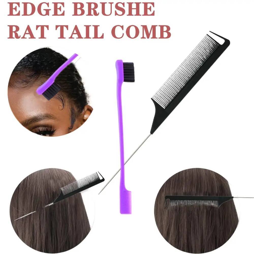 Kit,Wig Install Kit For Beginner,HD Wig Cap ,Waterproof Lace Glue,Edge Brush, Melting Elastic Band,Tweezer,Comb - view 6