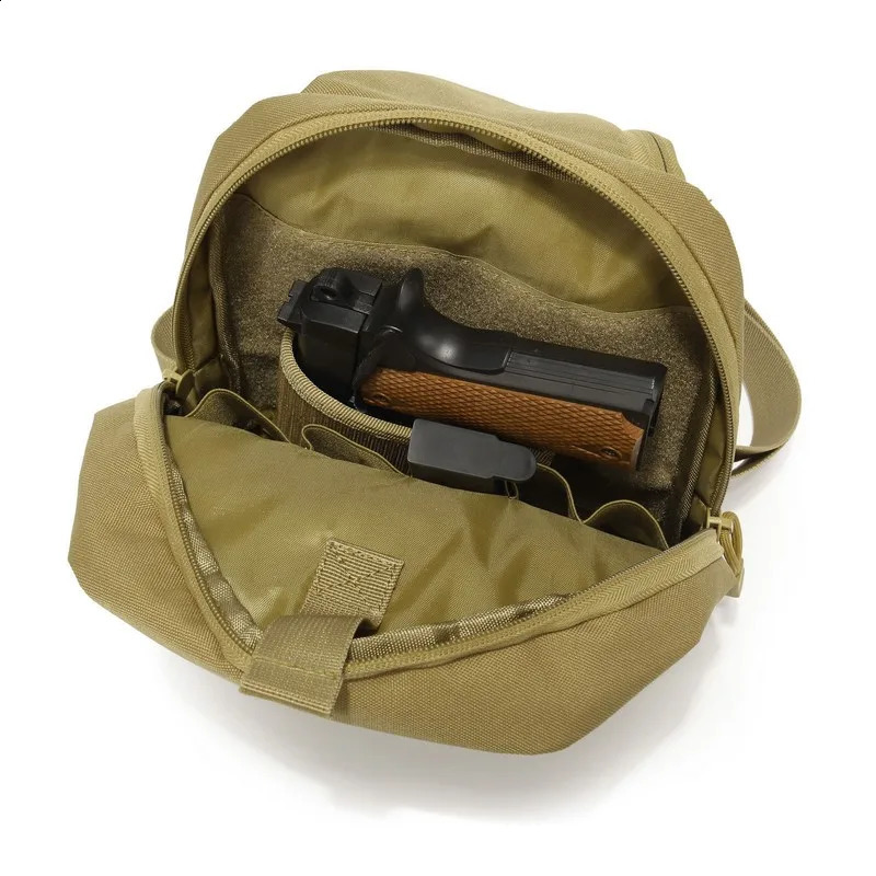 Tactical Pistol Gun Case Shoulder Bag Outdoor Hiking Hunting Camping chest bag with Gun Holster 260713 - view 7