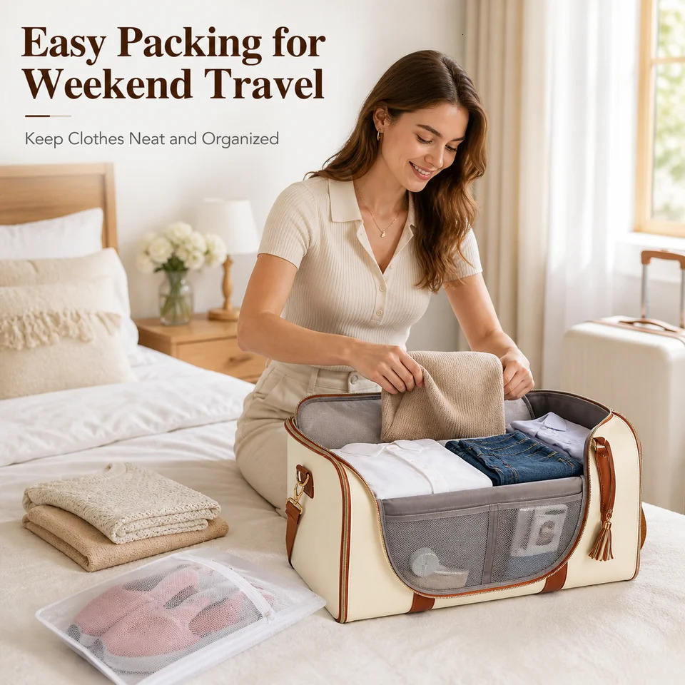 Garment Duffel Bag Travel with Shoe Detachable Strap CarryOn Weekend Business 260707banjia - view 7