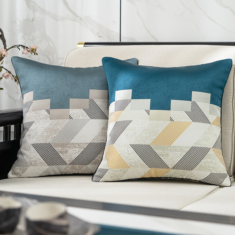 Lussuosa Fodera Per Cuscino Jacquard Moderna Ad Alta Precisione Per Soggiorno, …