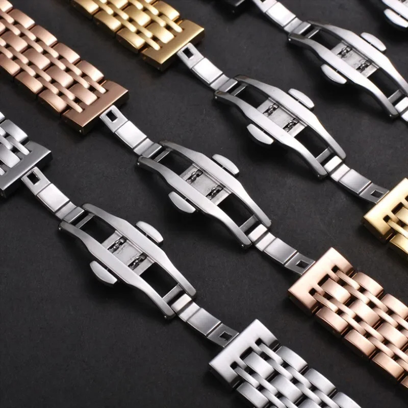 16/18/19/20/21/22/24mm Solid Stainless Steel Watch Band for TISSOT Butterfly Buckle 304L Metal Wrist Strap for Omega for Seiko 260715 - view 4