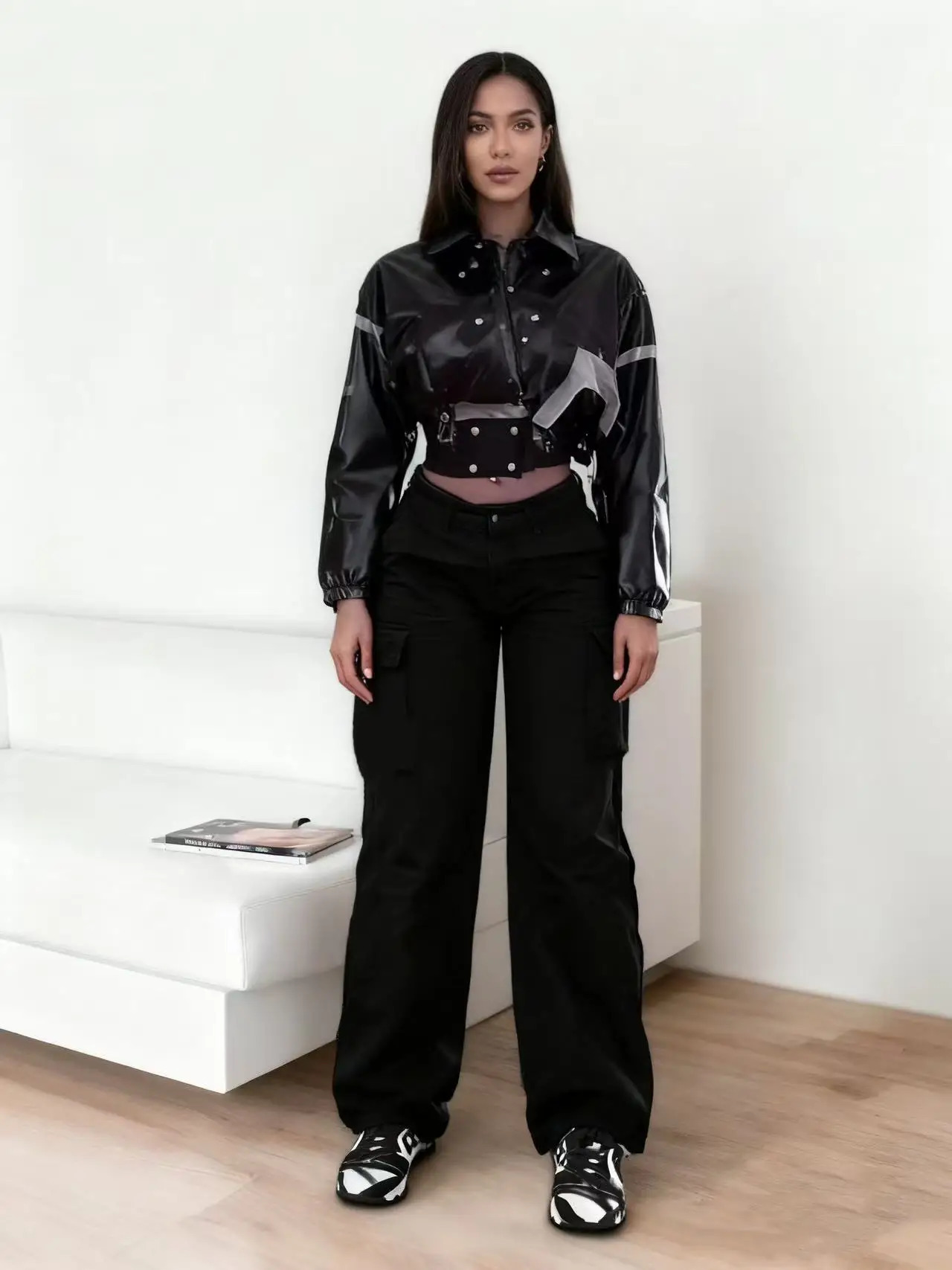 Womens Classic Multi Pocket Camouflage Straight Leg Pants Button Closed Y2K Suitable for Daily Outdoor Wear in All Seas 260714banjia