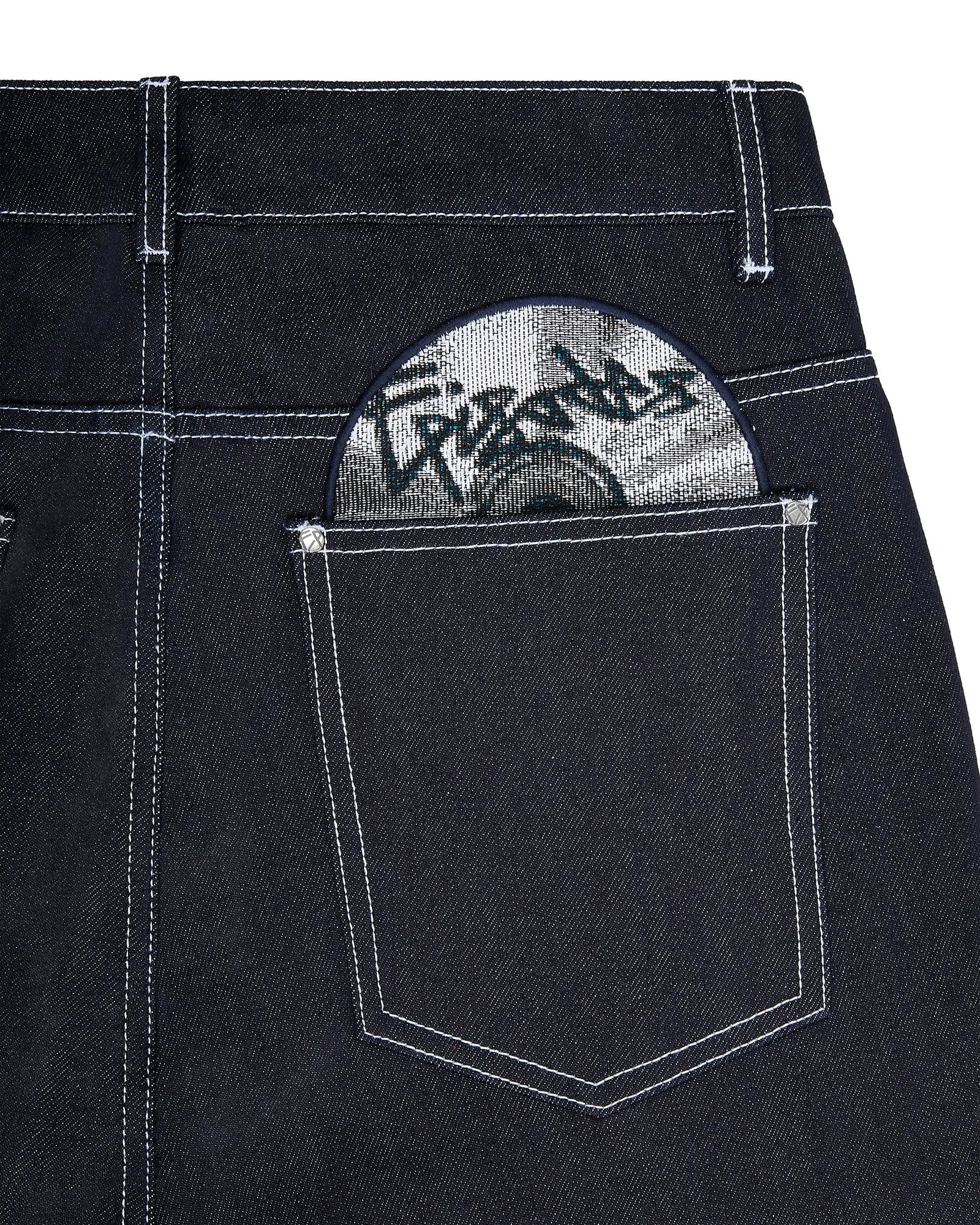 Black Spring And Summer Disc Patch Denim Shorts Men And Women Y2k Retro Hip-Hop Harajuku Streetwear Casual Loose Trend Shorts 260714 - view 4
