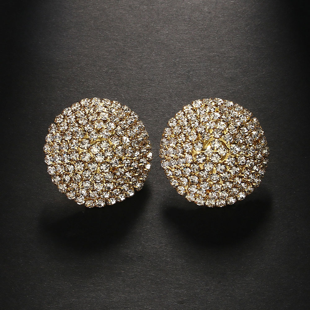 New Cross-Border Minimalist Round Earrings With A High-End, Light-Luxury, Fashionable Feel, Niche Versatile Accessories For Women - view 4