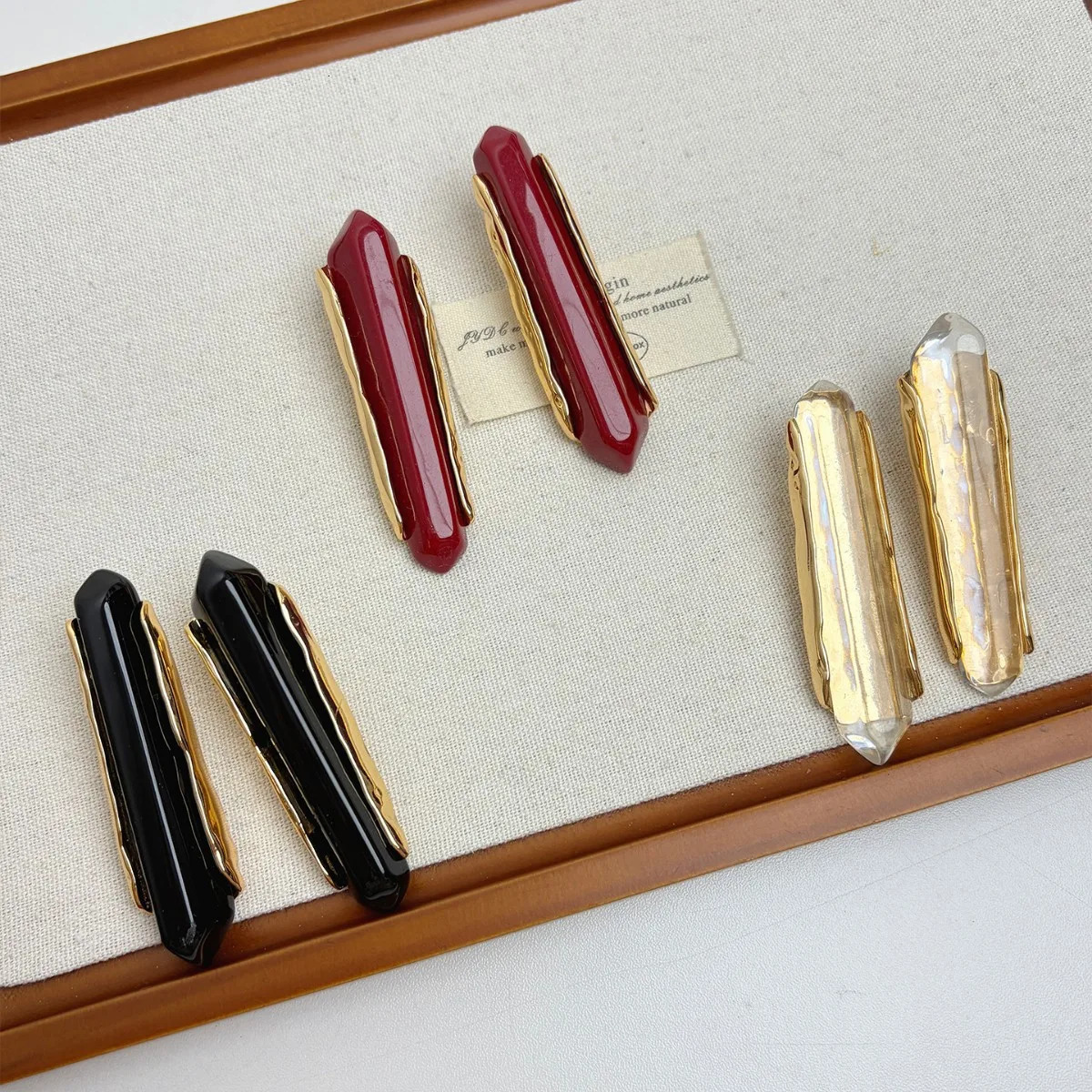 Individuality Ice Cone Resin Earrings Women Geometric Minimalist Exaggerated Style Earrings y Banquet Party Accessories 260715 - view 7